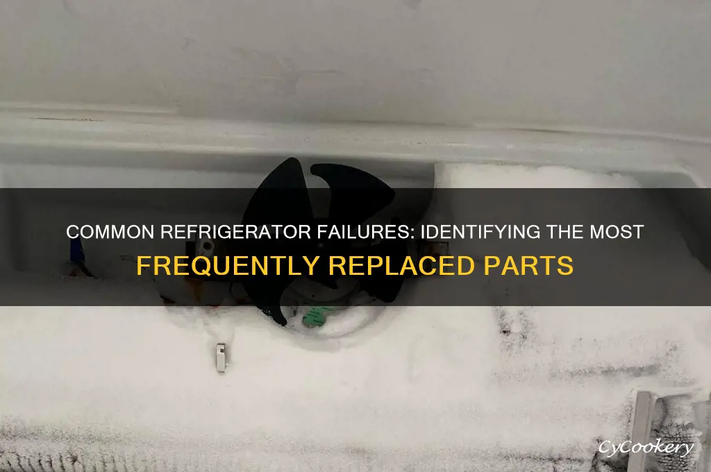what parts gp out most on refrigerators