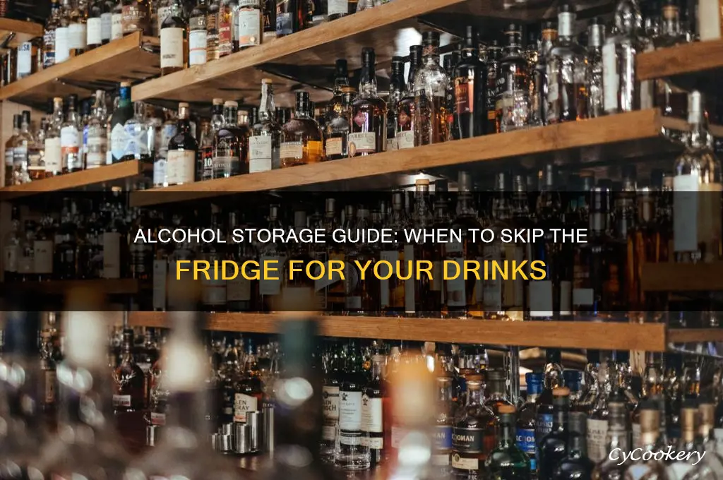what percentage of alcohol to not refrigerate