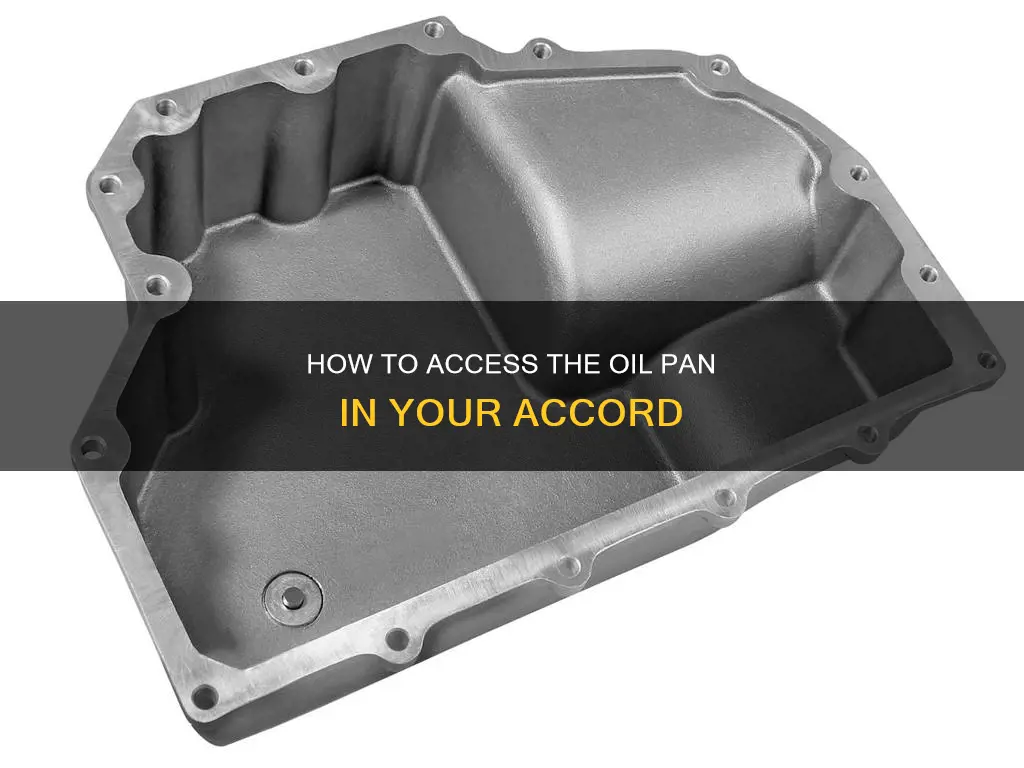 what plate is directly above the oil pan 02 accord