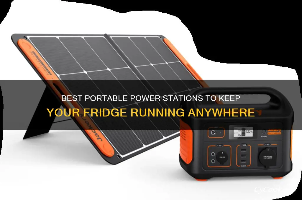 what portable power station can run a refrigerator
