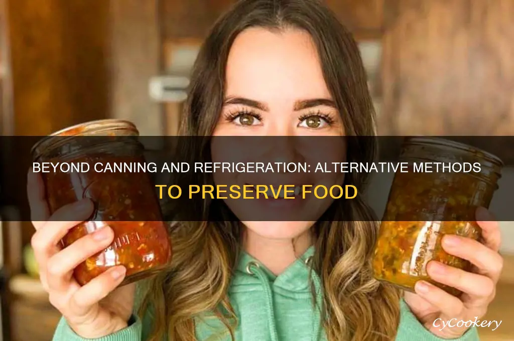 what preserves food besides canning and refrigerating