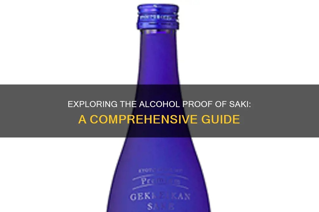 what proof is saki