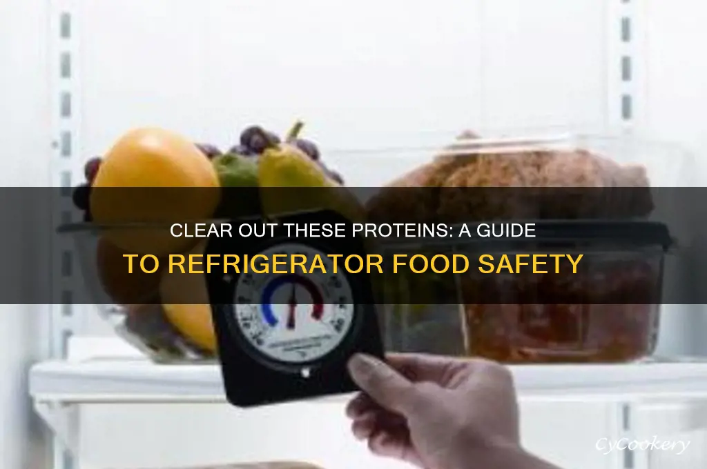 what protein to remove from your refrigerator