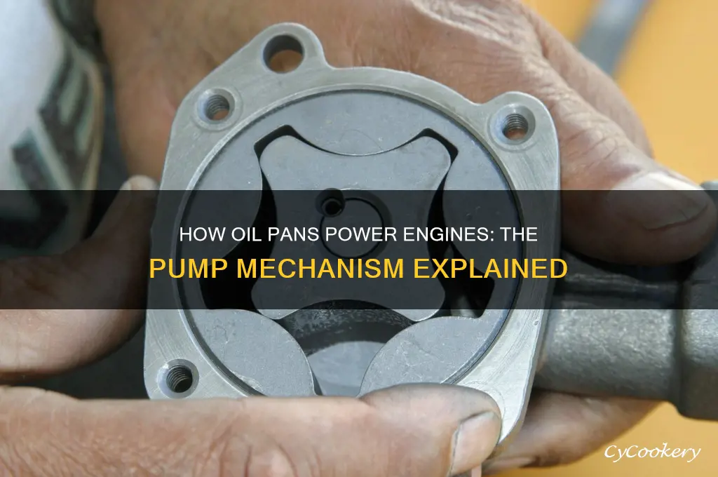 what pumps from oil pan into engine