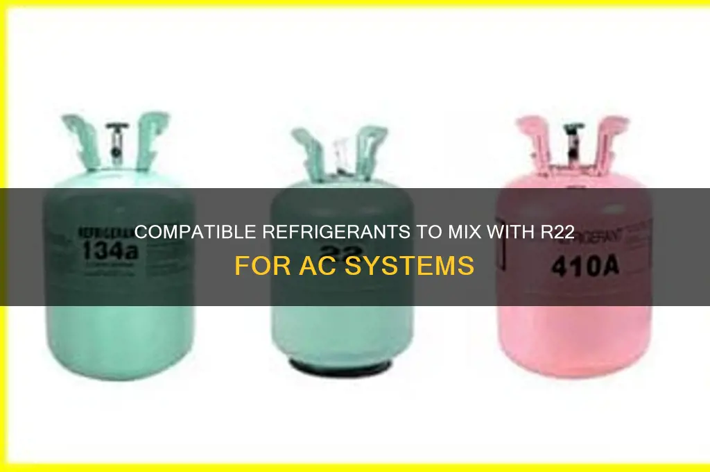 what refrigerant can be mixed with r22