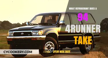 1994 Toyota 4Runner Refrigerant Type: R-134a or R-12?