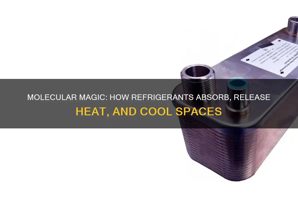 what refrigerant does on a molecular level