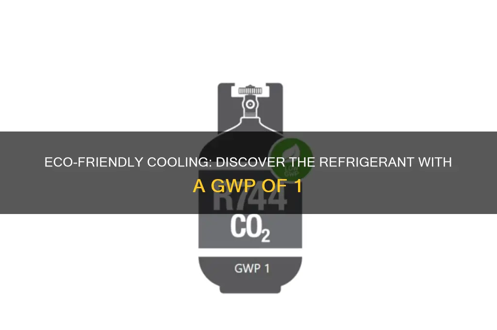 what refrigerant has a gwp of 1