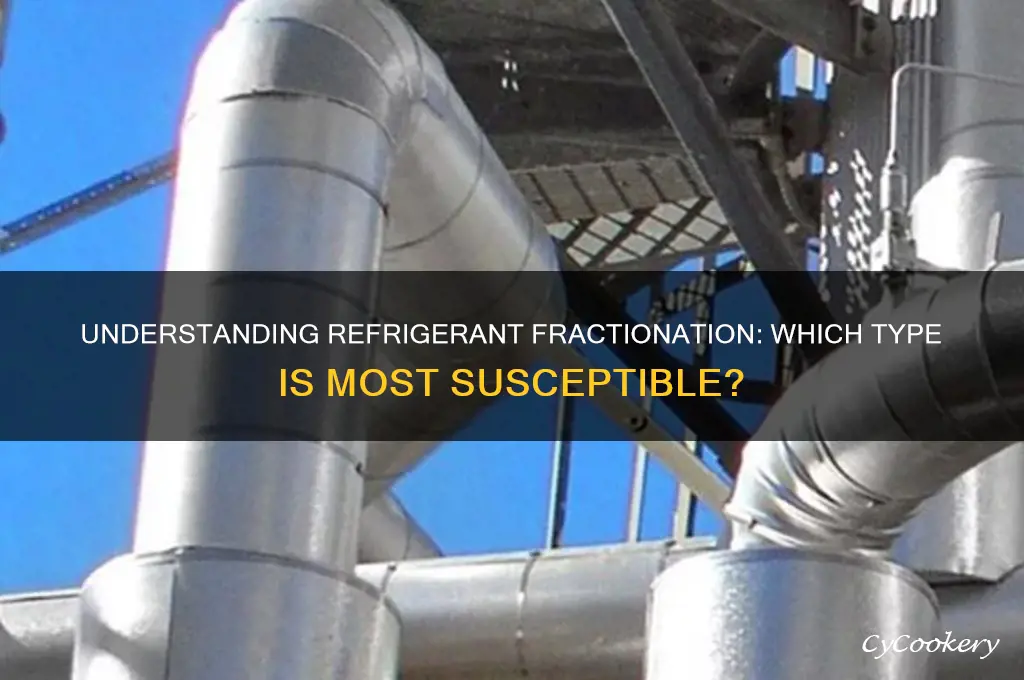 what refrigerant is likely to experience fractionation