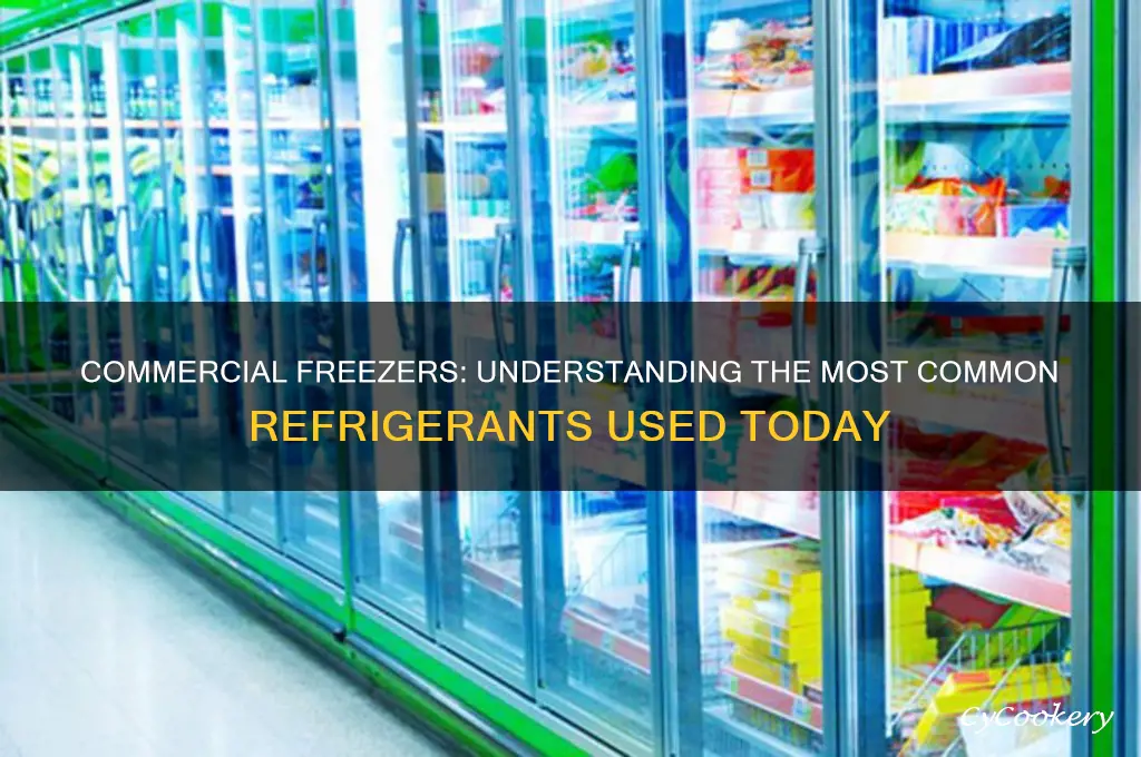 what refrigerant is used in commercial freezers