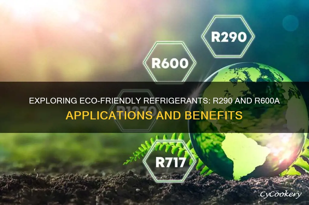what refrigerant uses r290 and r600a refrigerant
