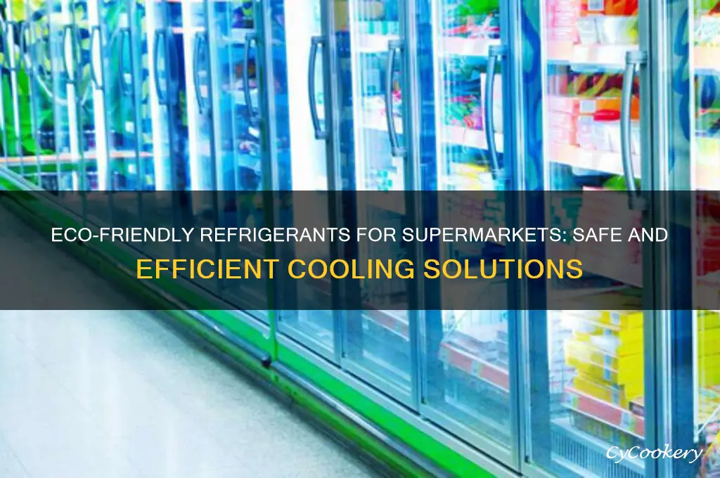 what refrigerants can be used in supermarkets