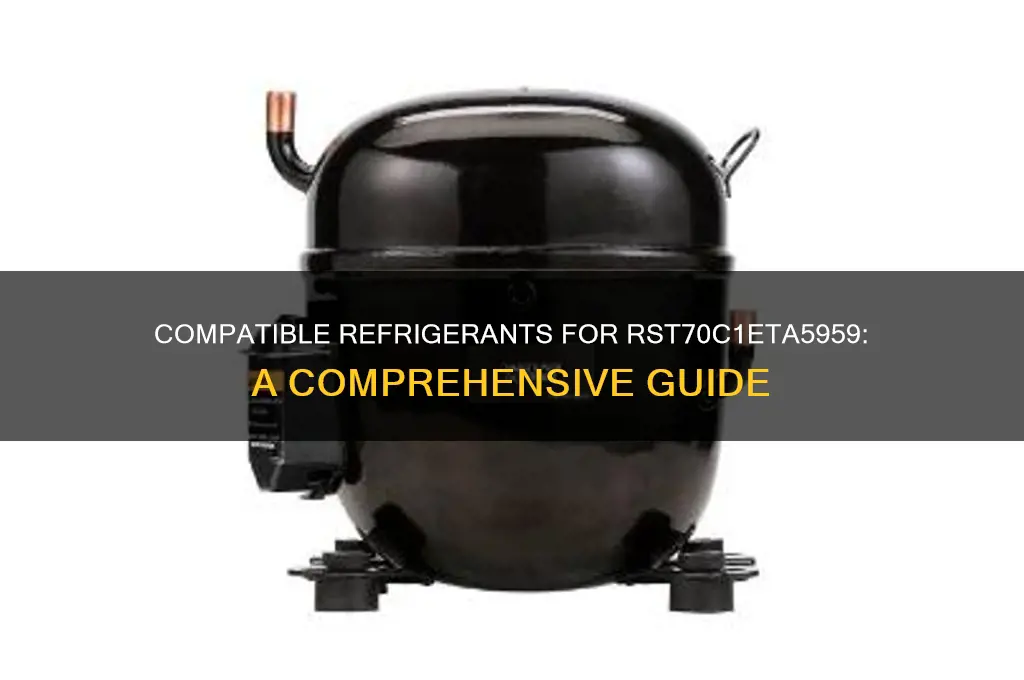 what refrigerants can i use with rst70c1eta5959