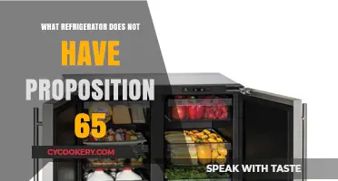 Safe Refrigerator Options: Models Free from Proposition 65 Warnings