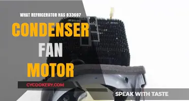Discover the Refrigerator Model with 833697 Condenser Fan Motor