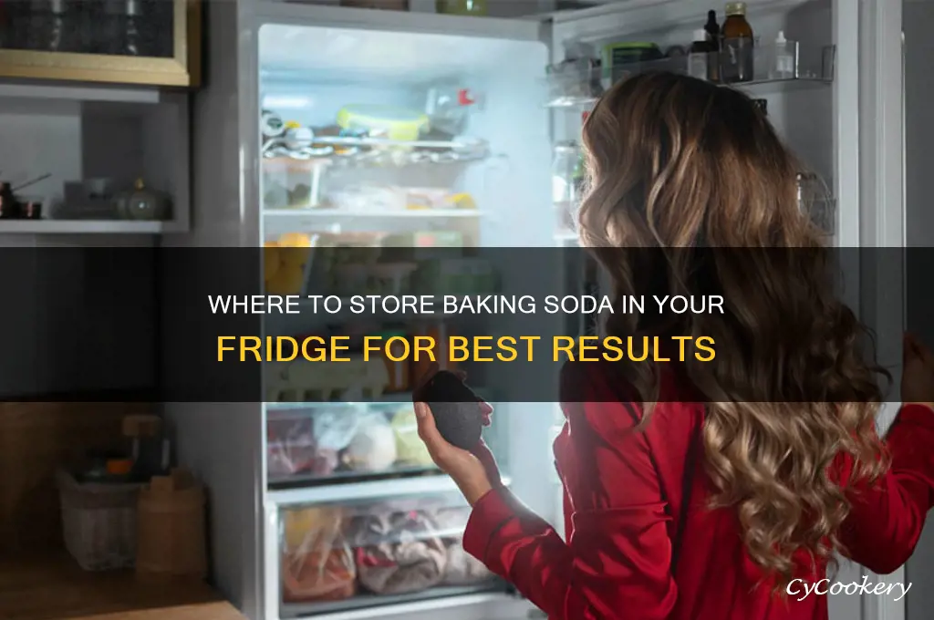 what refrigerator shelf to store baking soda