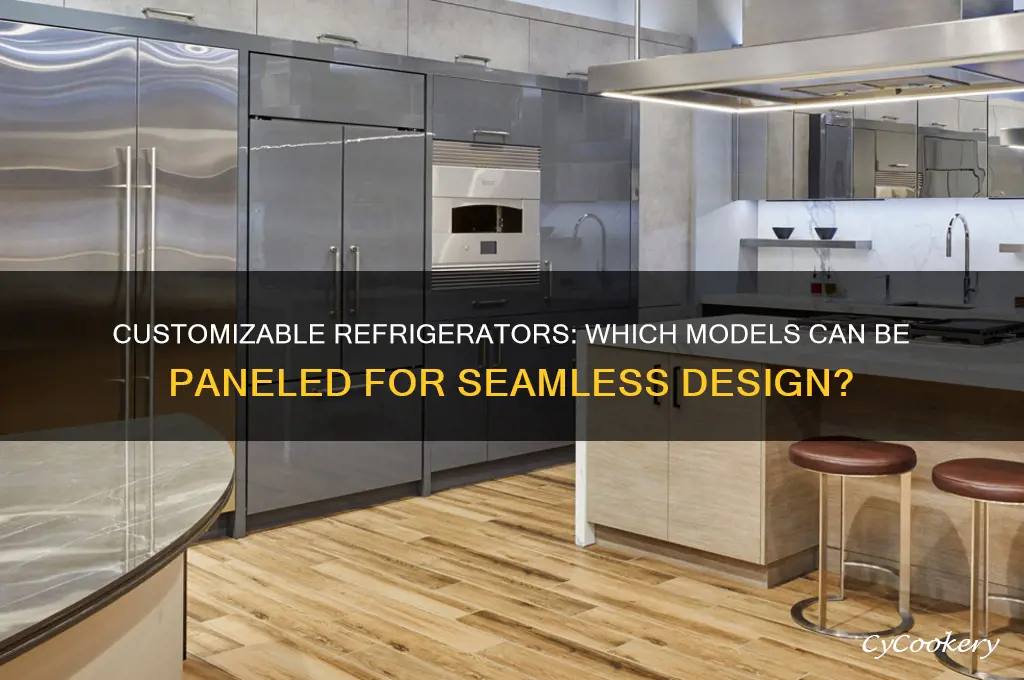 what refrigerators can be paneled