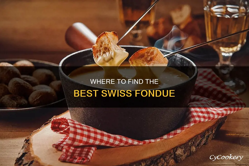 what restaurant can you find fondue in switzerland