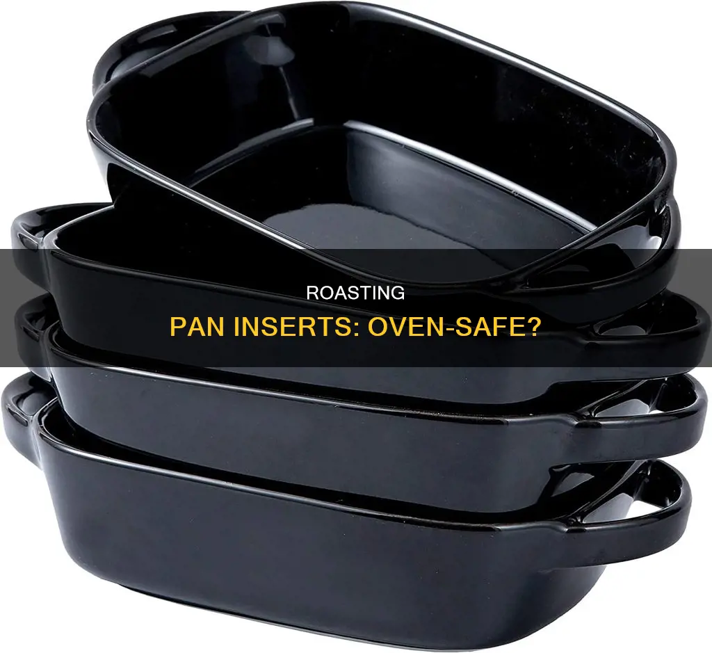 what roasting pan inserts are safe for ovens