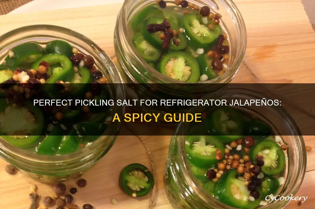 what salt to do for refrigerator jalapenos