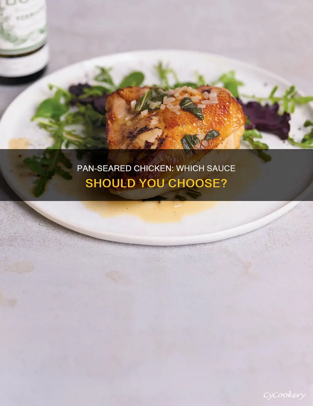 what sauce can I add to chicken in a pan