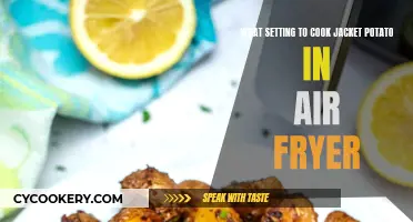 Air Fryer Settings for Perfectly Cooked Jacket Potatoes