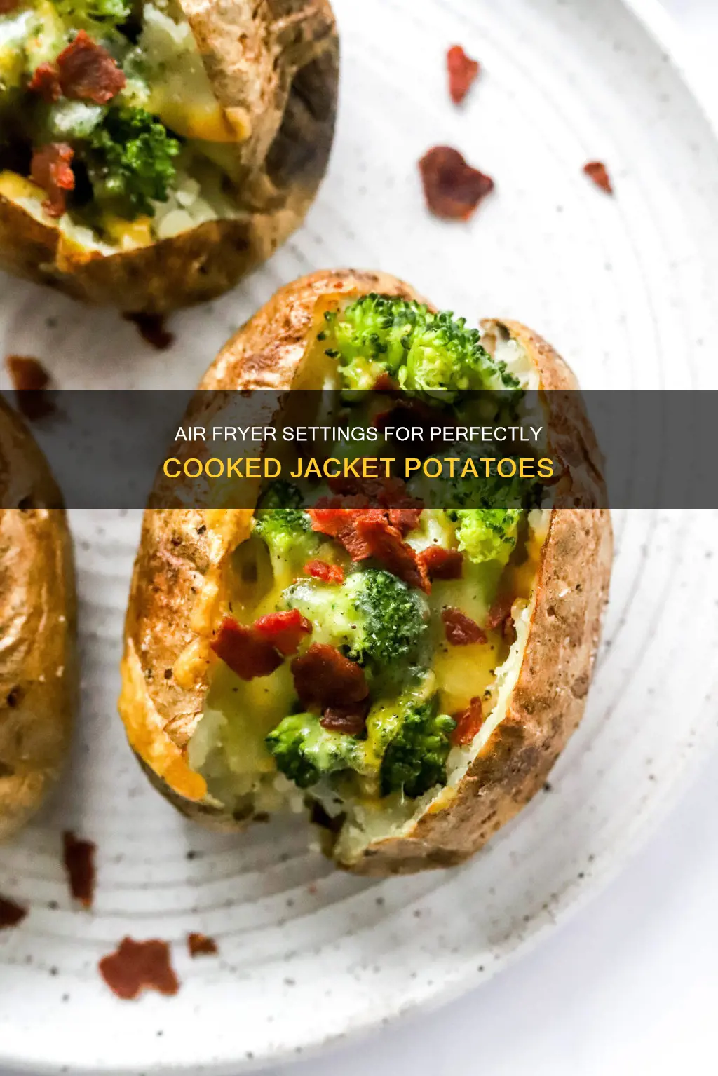 what setting to cook jacket potato in air fryer