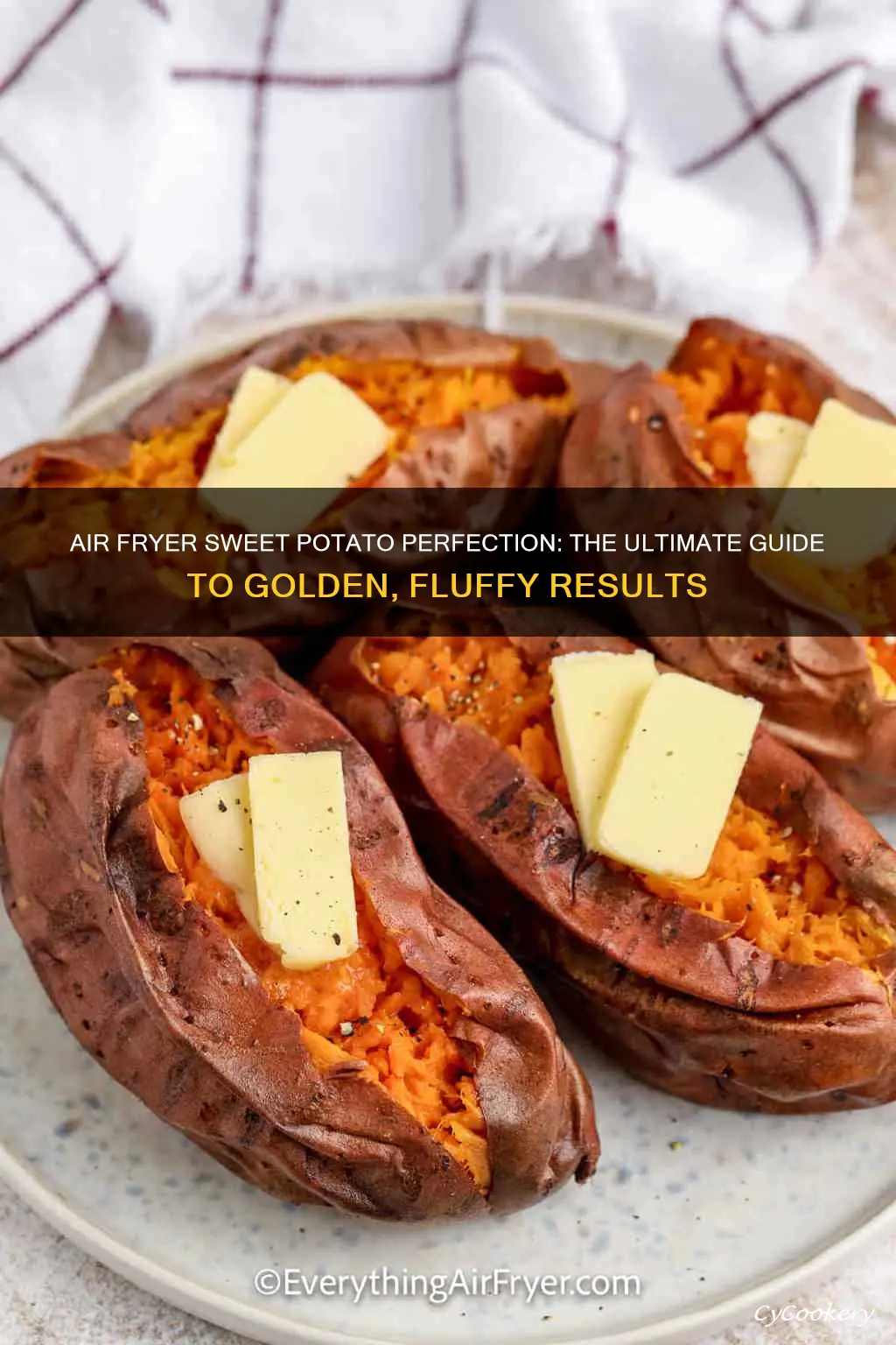 what setting to cook sweet potatoes in air fryer