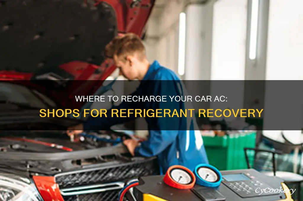 what shops can recover my car ac refrigerant