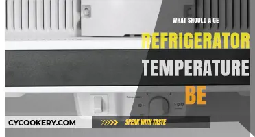 Optimal GE Refrigerator Temperature Settings for Freshness and Efficiency