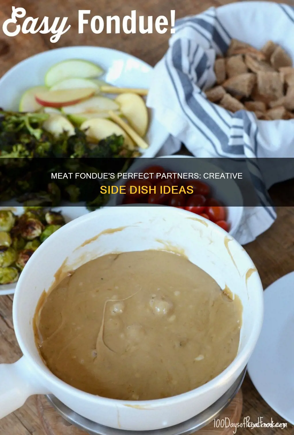 what side dishes go with meat fondue