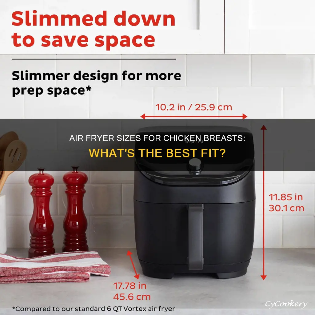 what size air fryer to cook chicken breasts