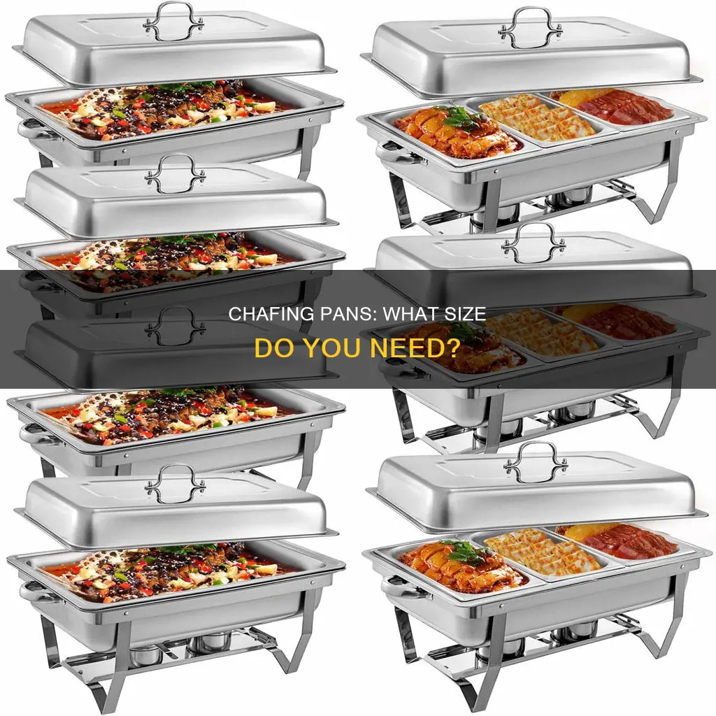 what size are chafing pans