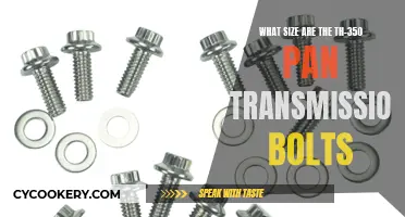 TH-350 Transmission: Bolt Sizes