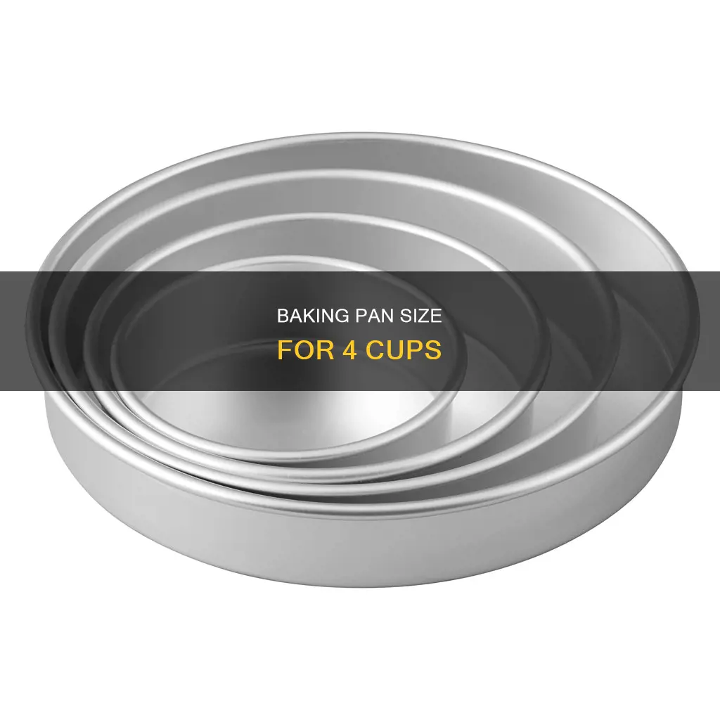 what size baking pan could hold 4 cups