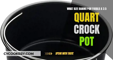 Baking Pan Size for 3.5-Quart Crock-Pot