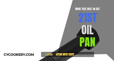 Finding the Right Bolt Size for Cat 21st Oil Pan