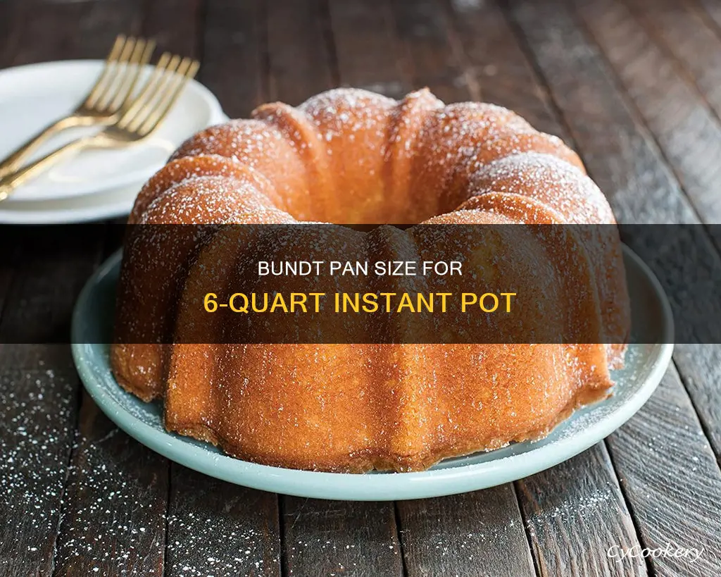 what size bundt pan fits a 6 quart instant pot