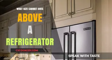 Choosing the Perfect Cabinet Size for Above Your Refrigerator
