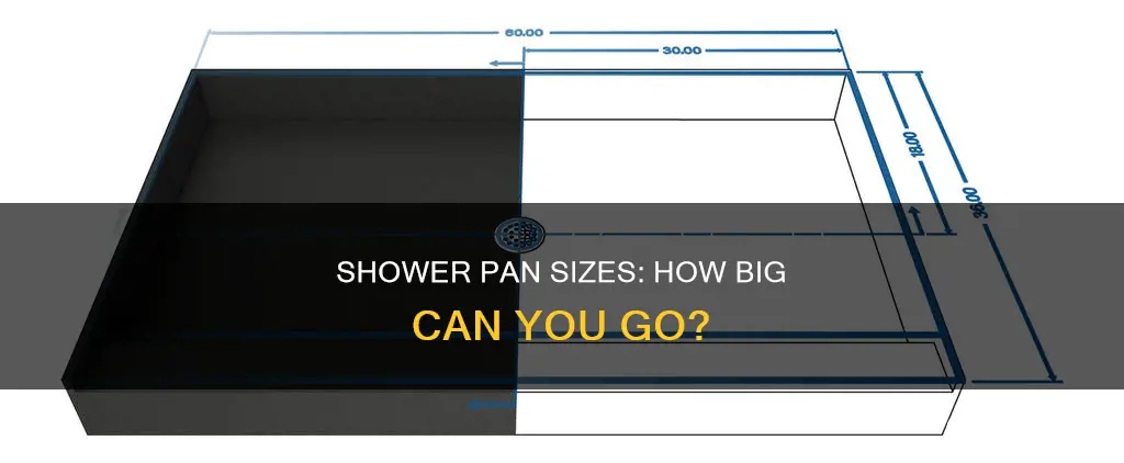 what size can you buy shower pans in