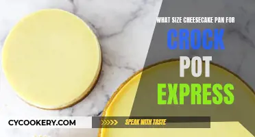 Cheesecake Pan Size for Crock Pot Express