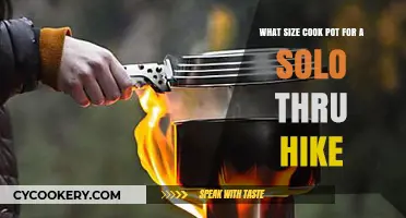 Choosing the Perfect Cook Pot Size for Your Solo Thru-Hike Adventure