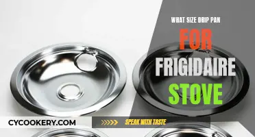 Drip Pan Dimensions for Frigidaire Stoves