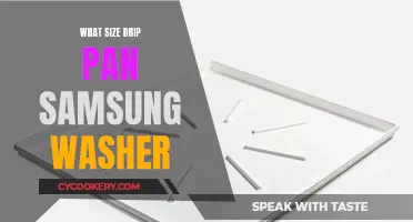 Drip Pan Dimensions for Samsung Washers