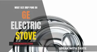 Drip Pans for GE Electric Stoves: What Size?