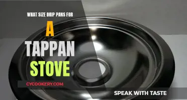 Drip Pans for Tappan Stove: What Size?