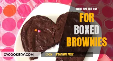 Perfect Foil Pan Size for Boxed Brownies