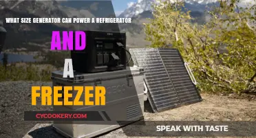 Choosing the Right Generator Size for Your Fridge and Freezer