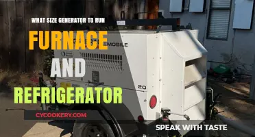 Choosing the Right Generator Size for Furnace and Fridge Power
