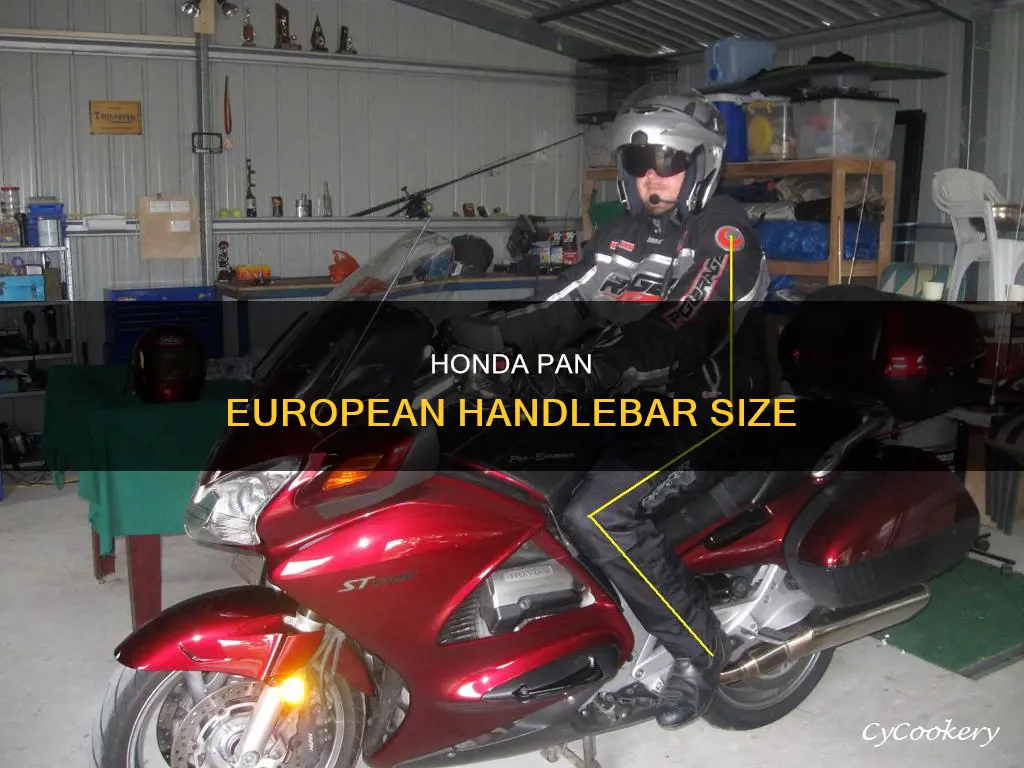 what size handlebar does the honda pan european have